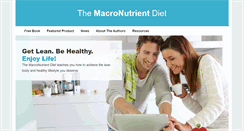 Desktop Screenshot of macronutrientdiet.com